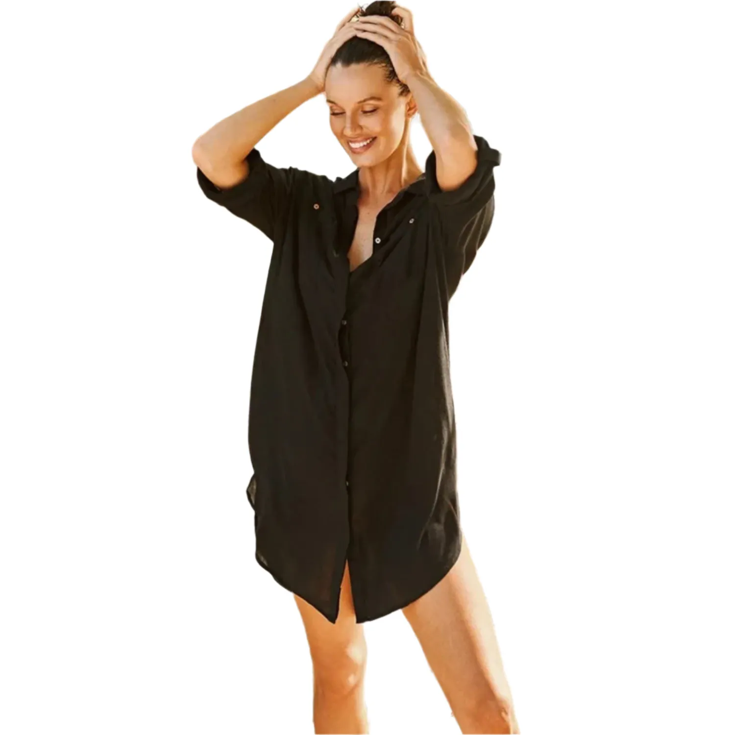 Samantha – Breezy Button-Down Women’s Summer Blouse