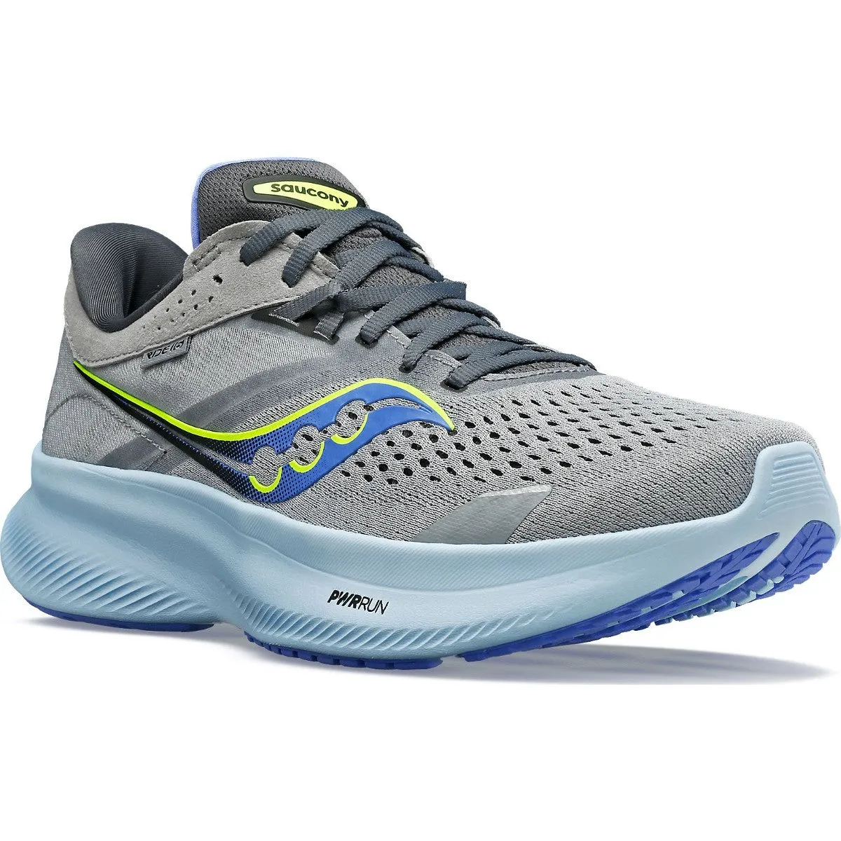 Saucony Ride 16 (Womens) - Fossil/Pool/Grey