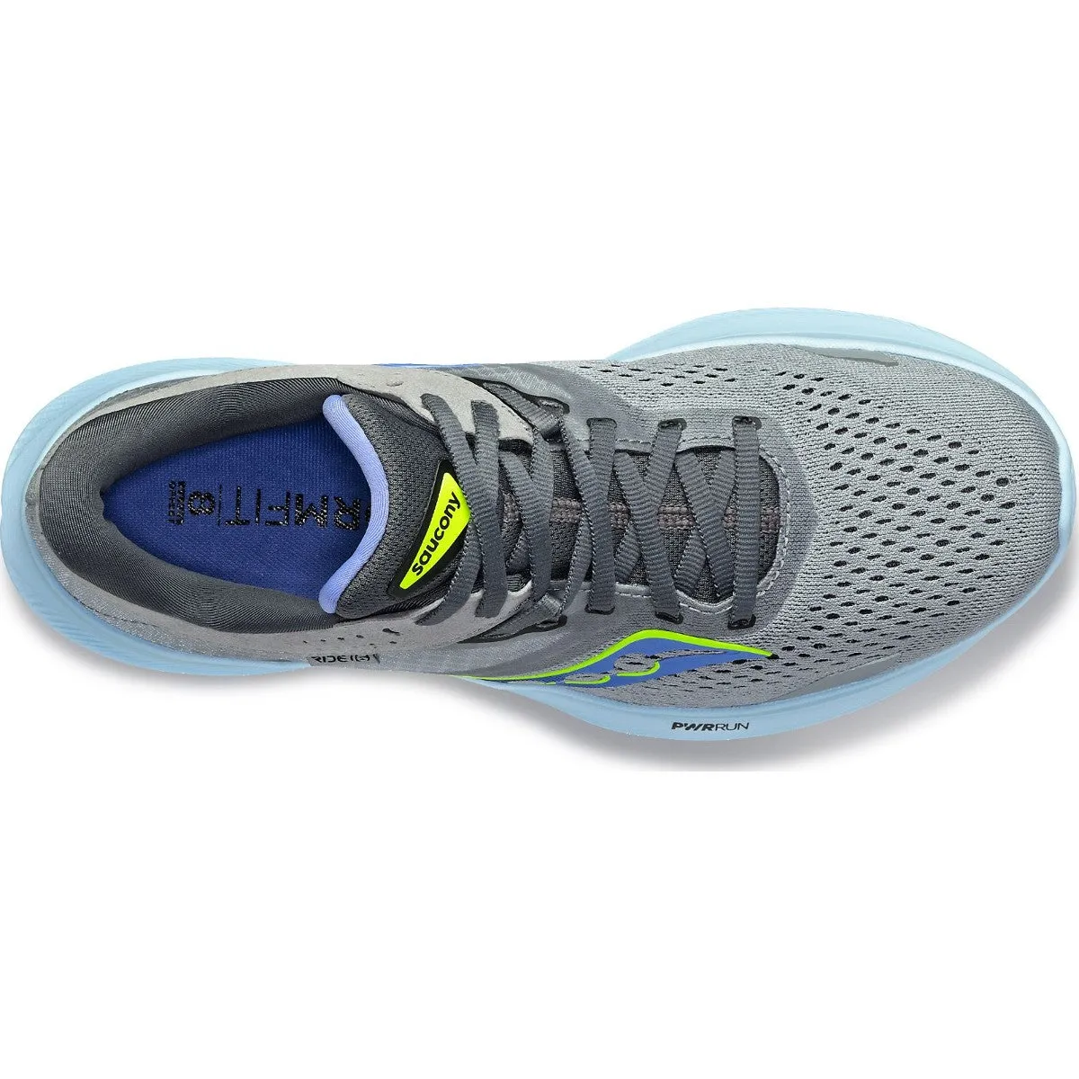 Saucony Ride 16 (Womens) - Fossil/Pool/Grey