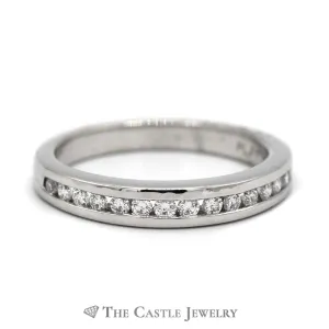 Scott Kay Designer 1/2cttw Channel Set Round Diamond Wedding Band in Platinum