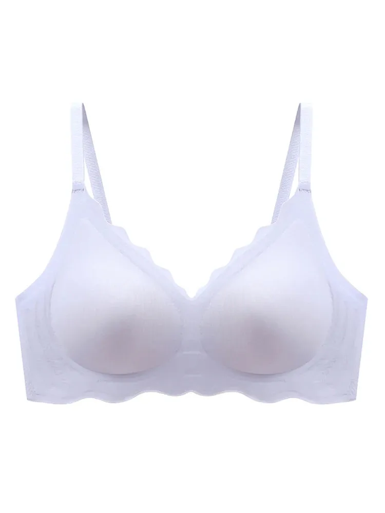 Seamless Women's Underwear: Comfortable, Breathable, and Supportive Bra without Steel Rings - Adjustable and Slim-Fitting Design