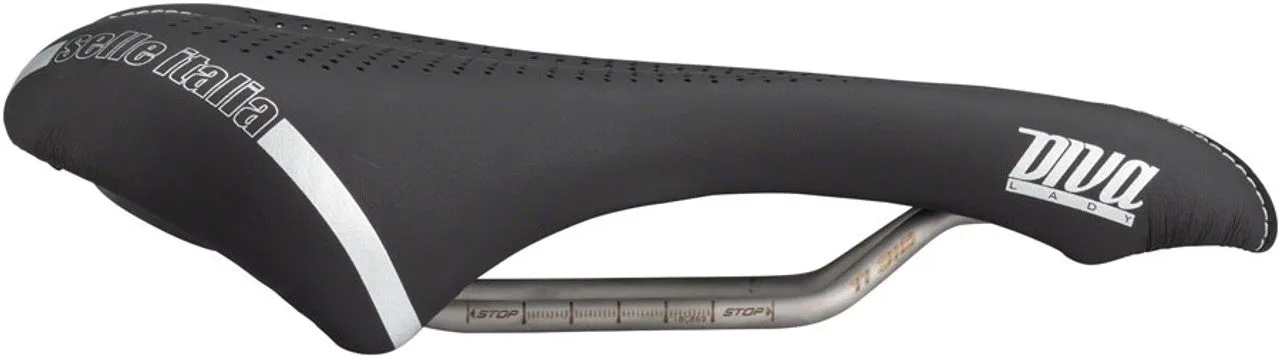 Selle Italia Diva Gel Superflow Titanium Women's Saddle