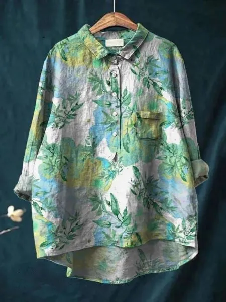 Serena | Blouse with a pretty floral pattern