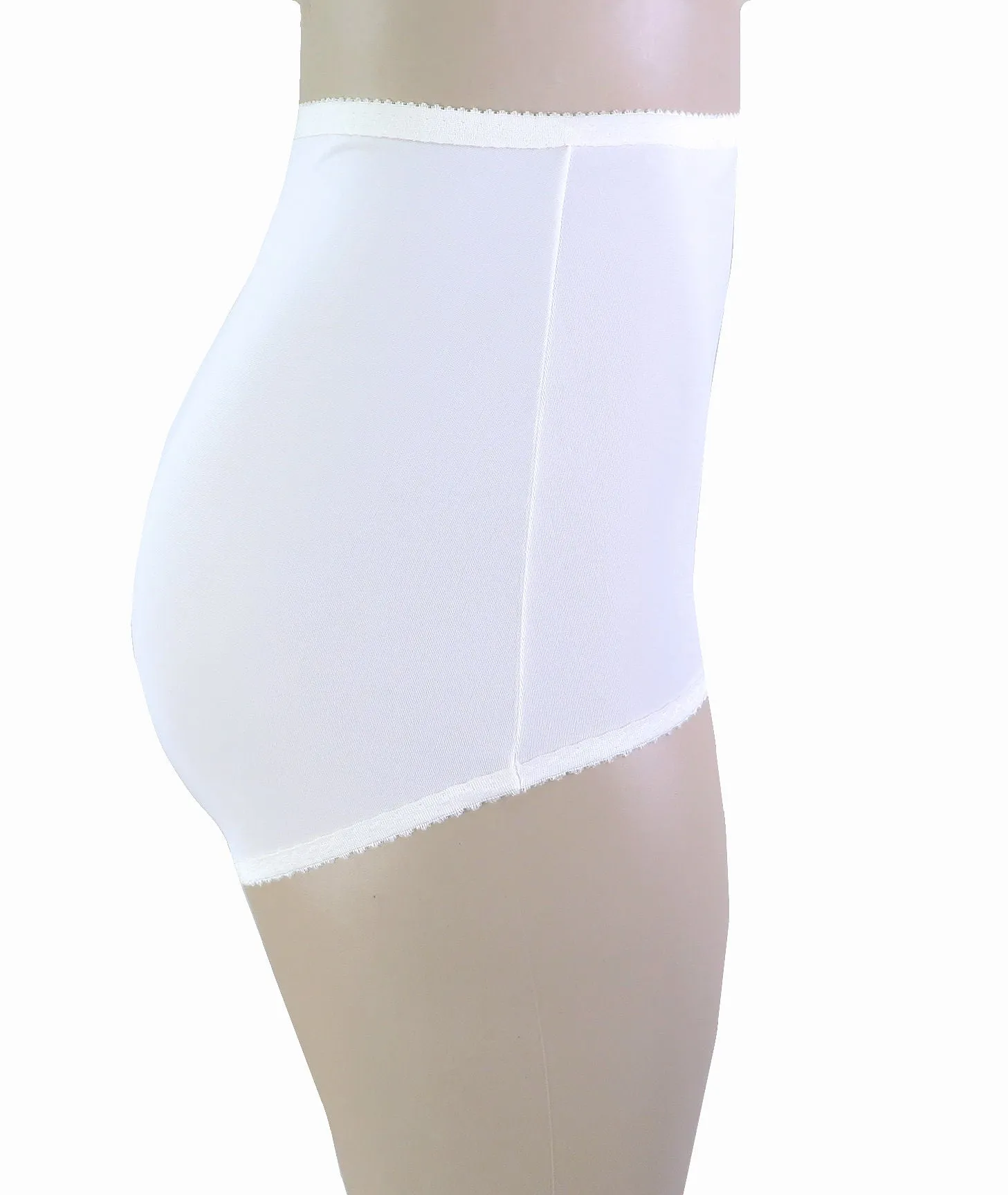 Shadowline Women's Underwear Nylon Spandex Brief Panties 3 Pack