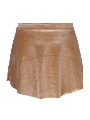 Short Velvet Skirt