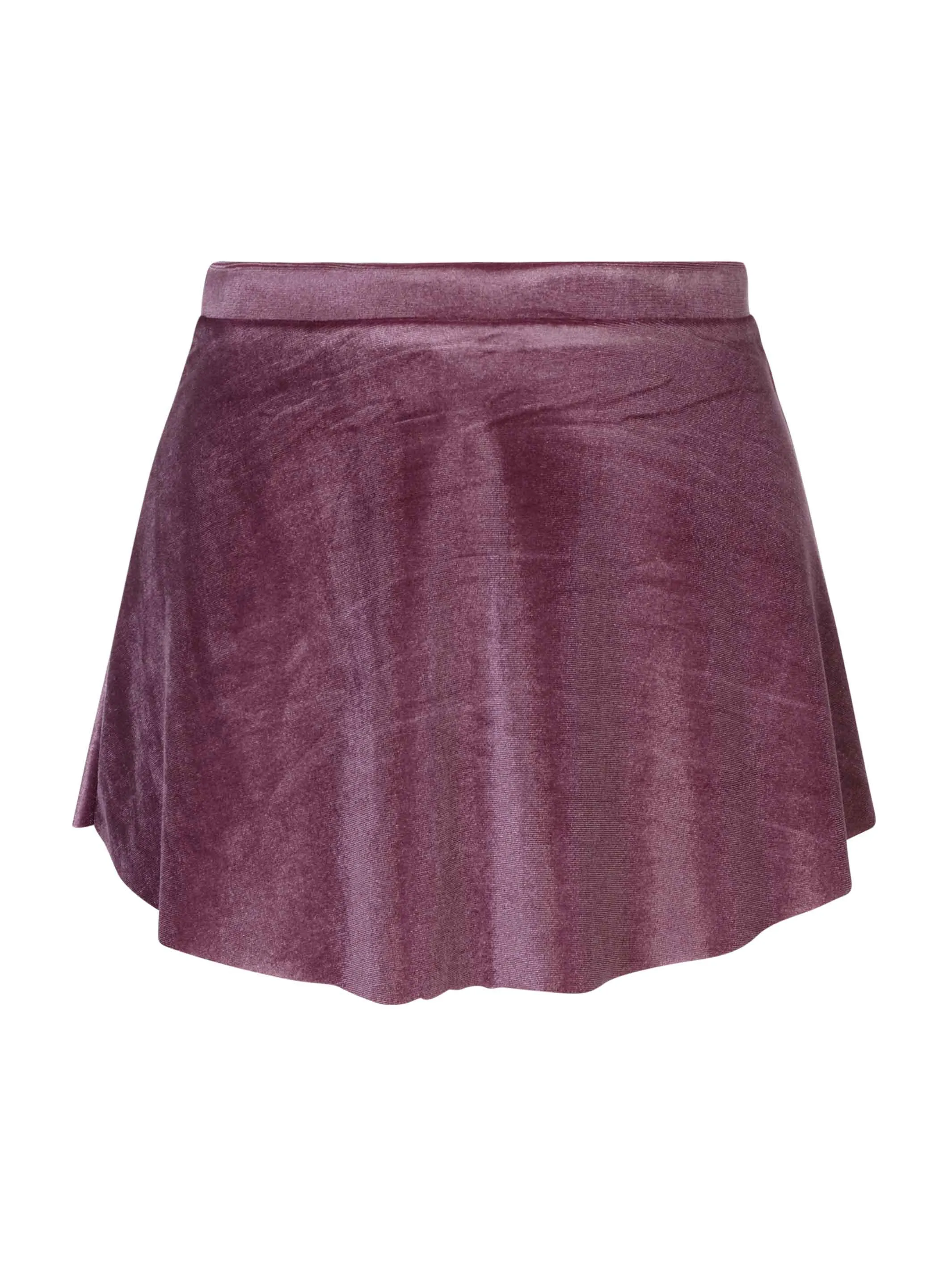 Short Velvet Skirt