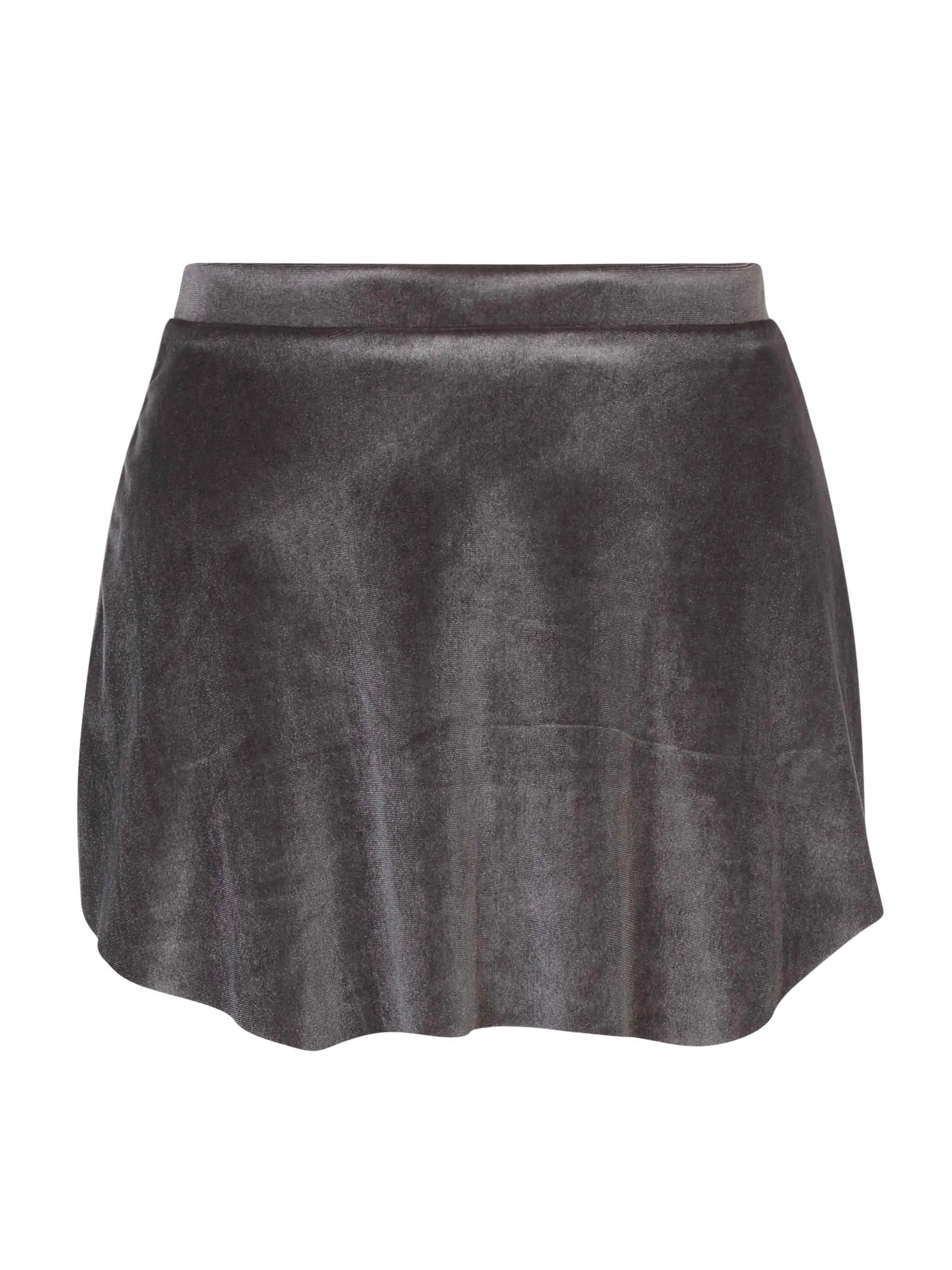 Short Velvet Skirt