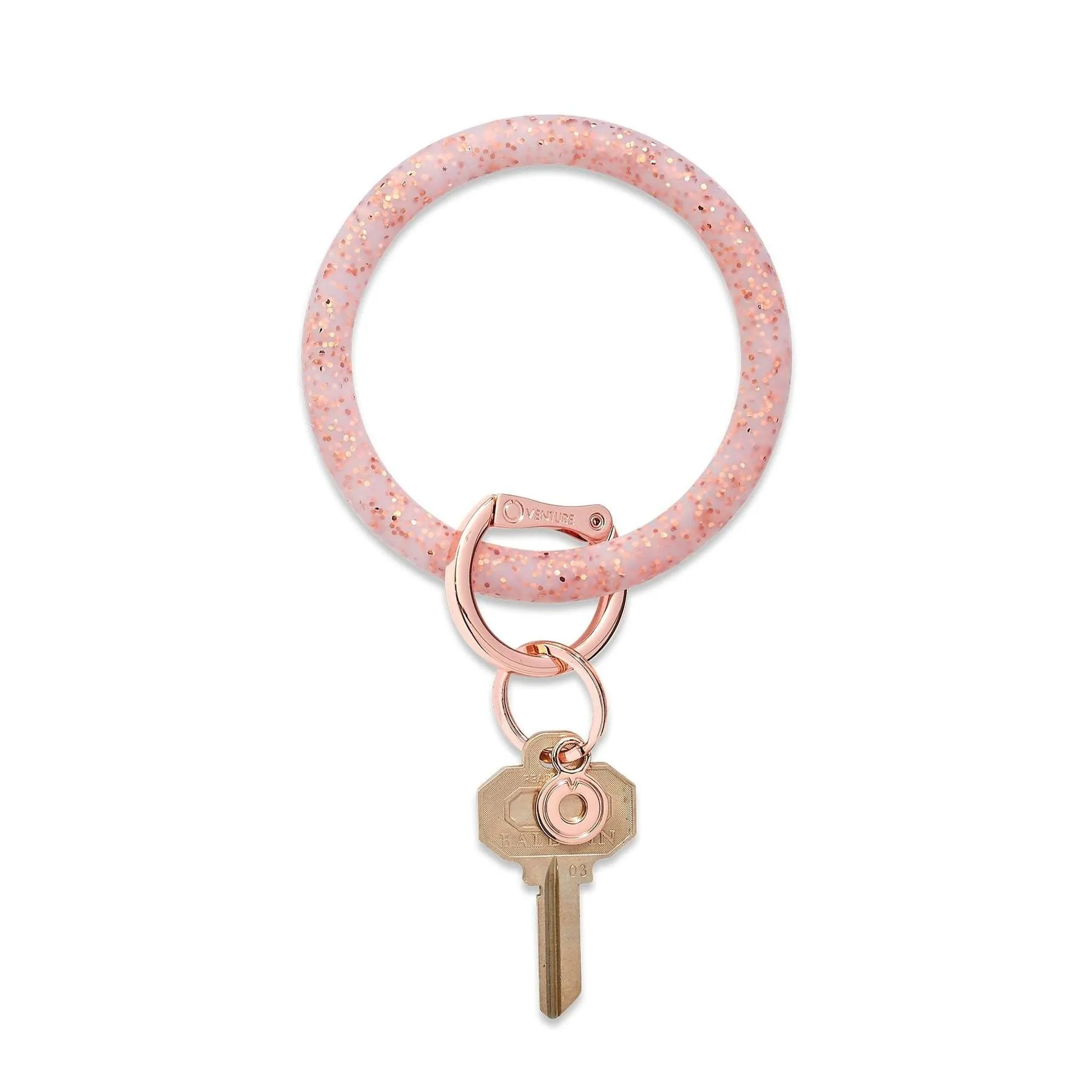 Silicone O-Ring - Rose Gold Confetti