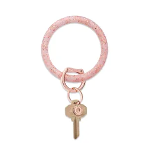 Silicone O-Ring - Rose Gold Confetti