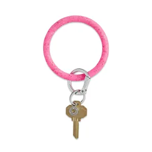 Silicone O-Ring - Tickled Pink Confetti