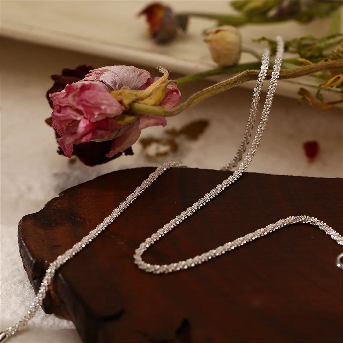Silver-Plated Twist Choker