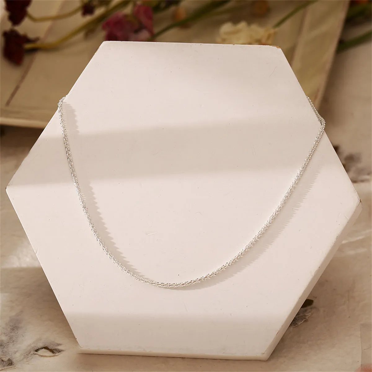 Silver-Plated Twist Choker