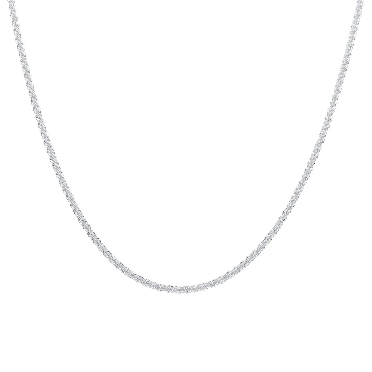 Silver-Plated Twist Choker