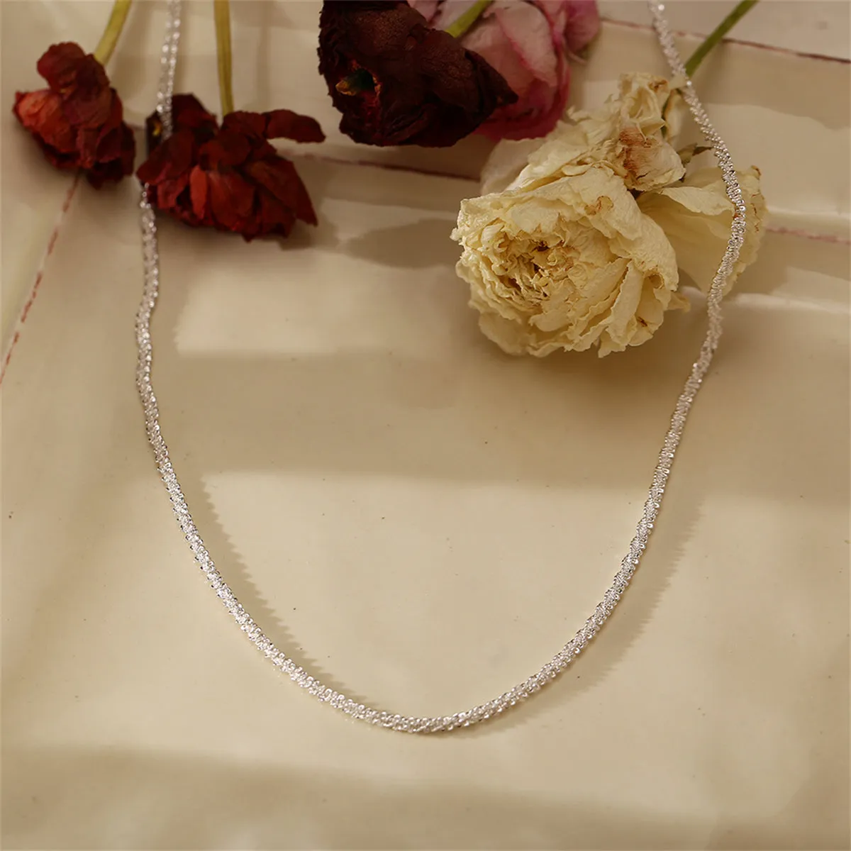 Silver-Plated Twist Choker