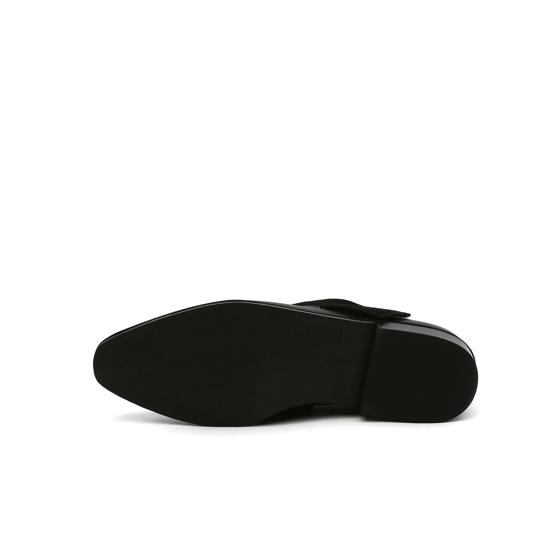Simple As Comfort Leather Flat - Black