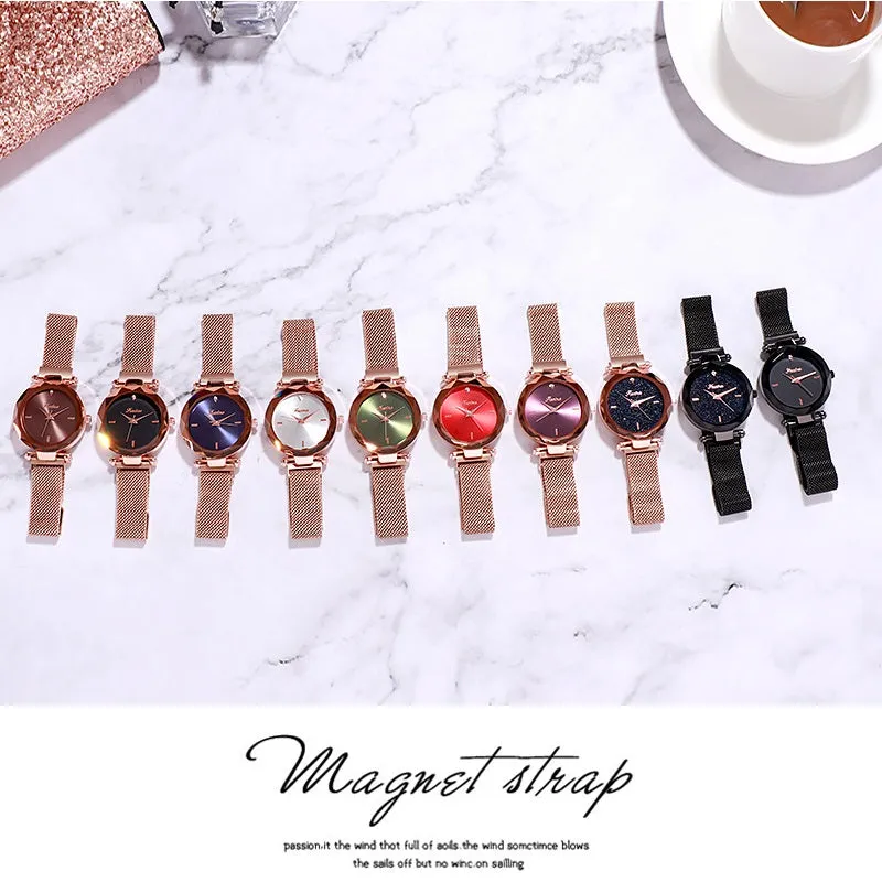 Simple Dial Quartz Women's Watch