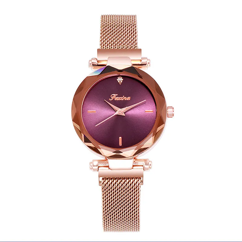 Simple Dial Quartz Women's Watch