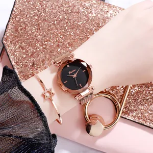 Simple Dial Quartz Women's Watch