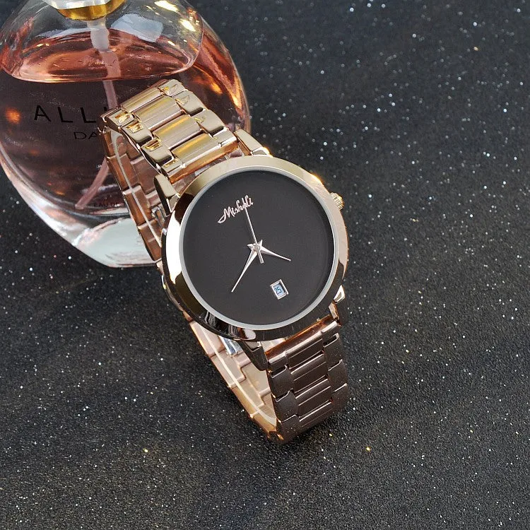 Simple Dial With Calendar Durable Women's Watch