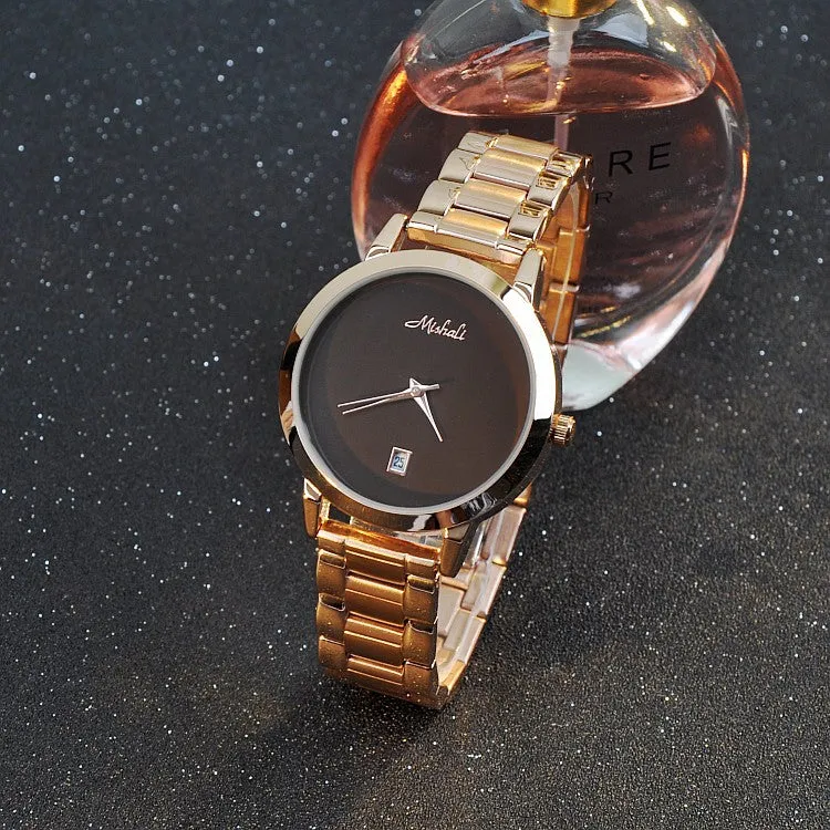 Simple Dial With Calendar Durable Women's Watch