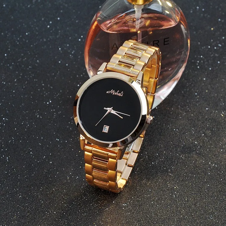 Simple Dial With Calendar Durable Women's Watch
