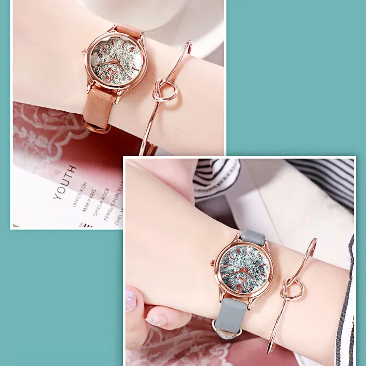 Simple Dial With Scale Women's Watch