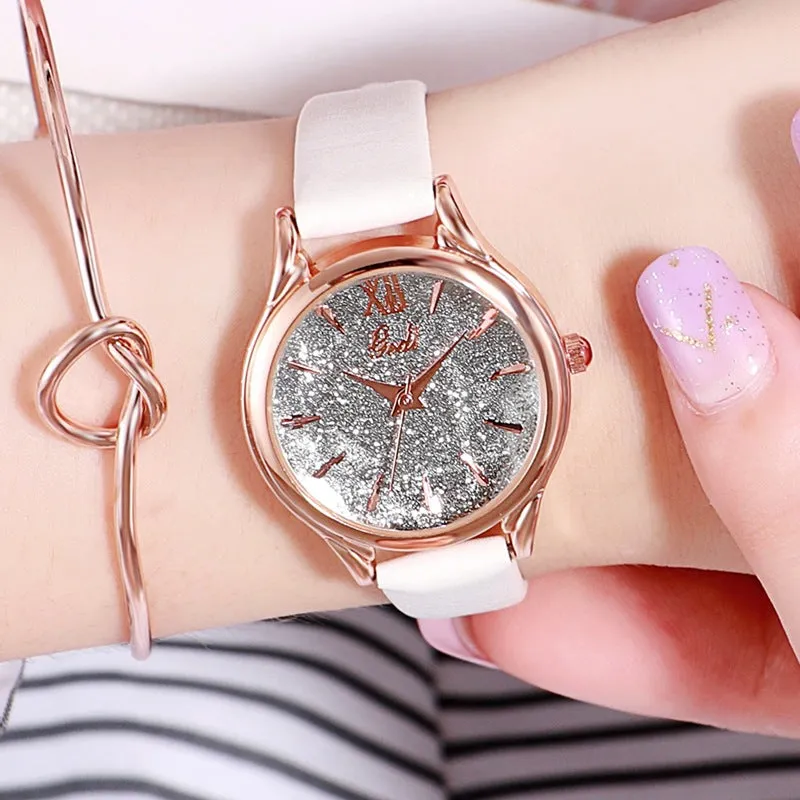 Simple Dial With Scale Women's Watch