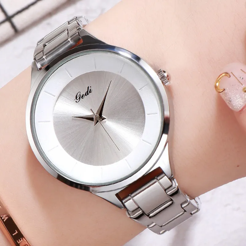 Simple Large Dial Bracelet Women's Watch