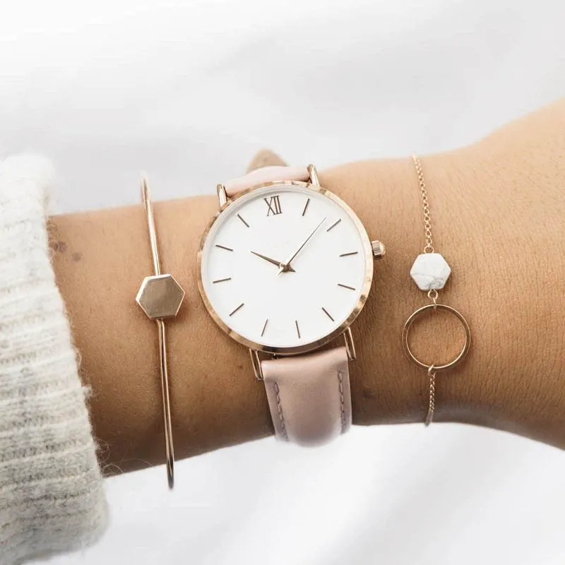 Simple Women's Wristwatch