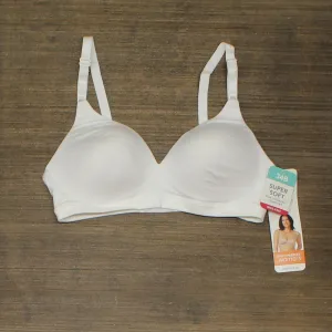 Simply Perfect by Warner's Women's Super Soft Wirefree Bra RM1691T White 34B