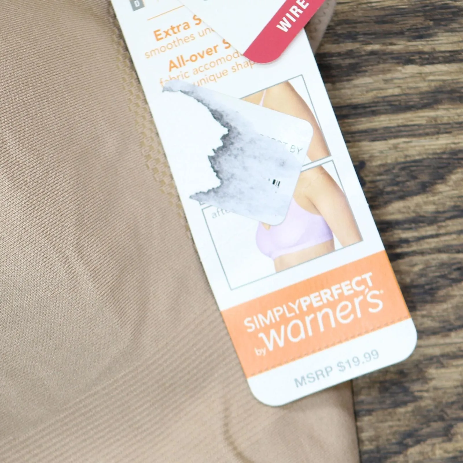 Simply Perfect by Warner's Women's Underarm Smoothing Seamless Wireless Bra