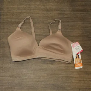 Simply Perfect Warner's Women's Super Soft Wirefree Bra Toasted Almond Brown 38D