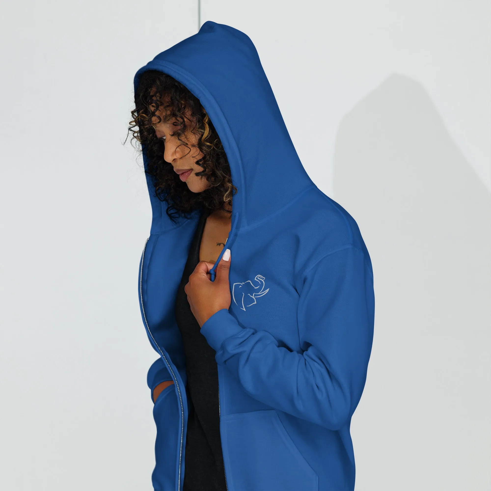 SO ELEPHANT WOMEN'S INSPIRE & MOTIVATE HEAVY BLEND ZIP UP