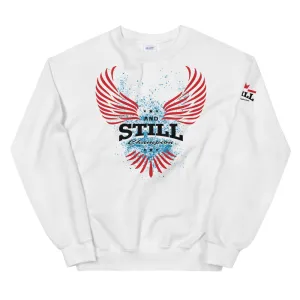 Soaring Champion on front, Be Your Beast on back, ASC logo on sleeve, women's sweatshirt
