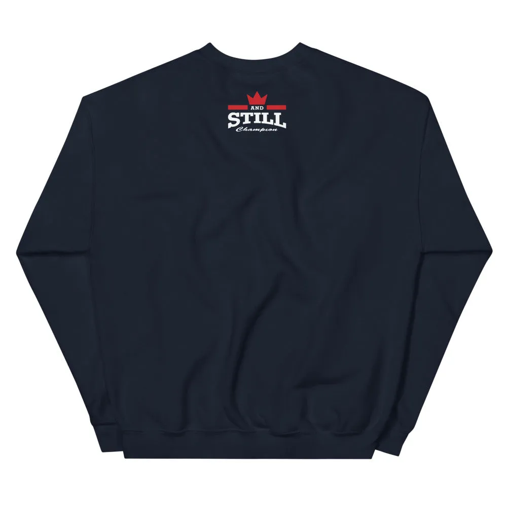 Soaring Champion women's sweatshirt with ASC logo on back label