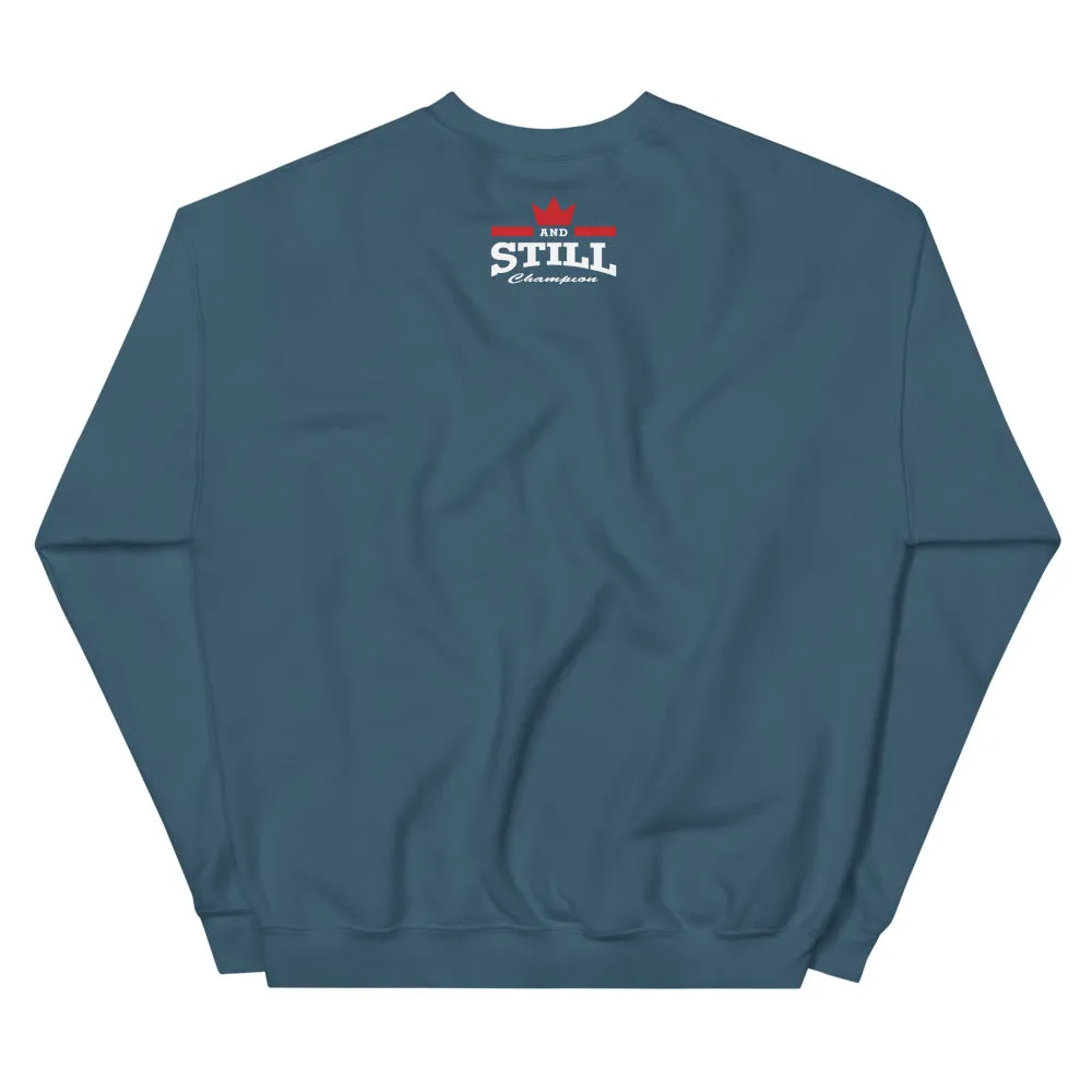 Soaring Champion women's sweatshirt with ASC logo on back label