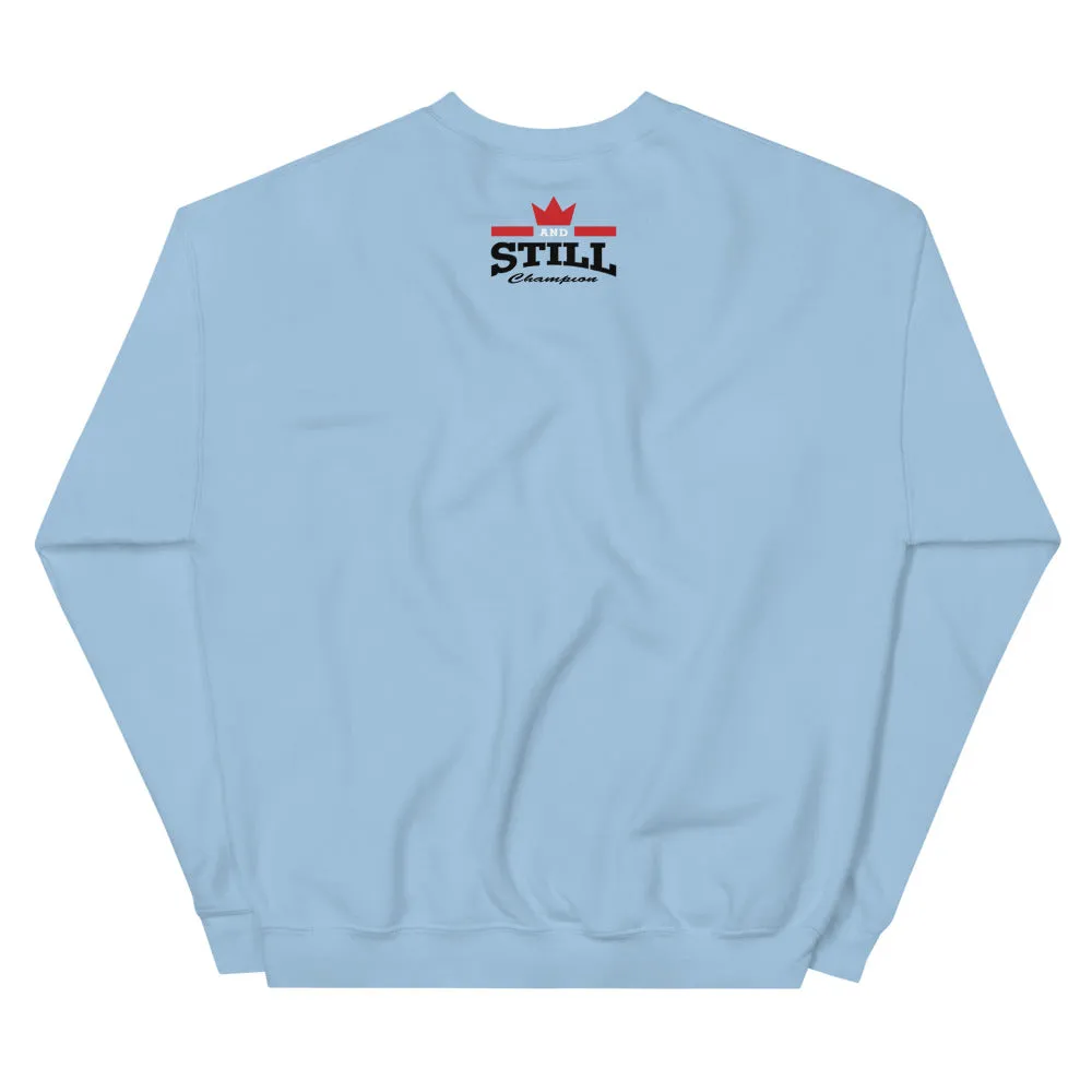 Soaring Champion women's sweatshirt with ASC logo on back label