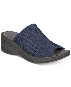 Solite By Easy Street Airy Women's Slip On Sandal AIRY Blue 9M