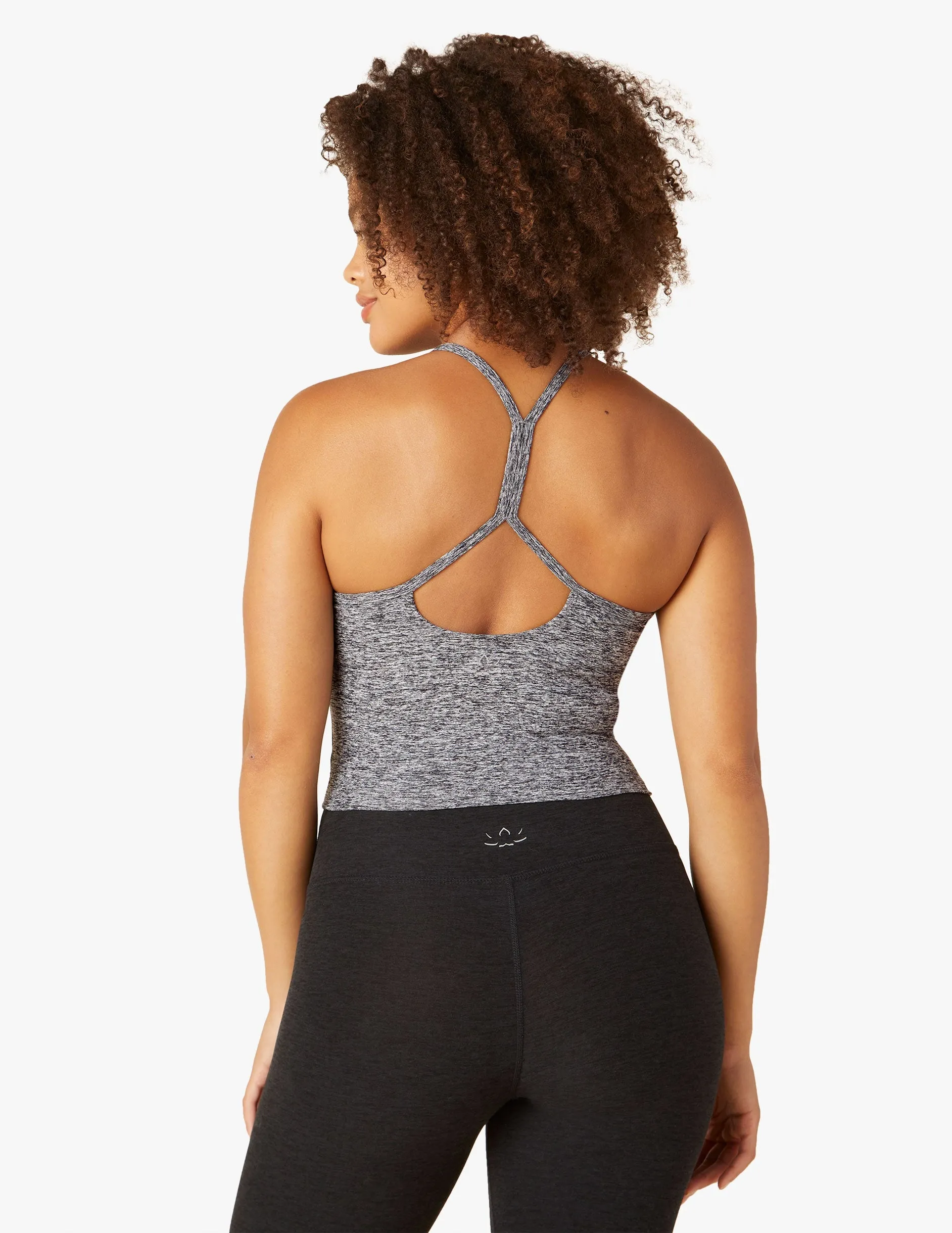 Spacedye Slim Racerback Cropped Tank
