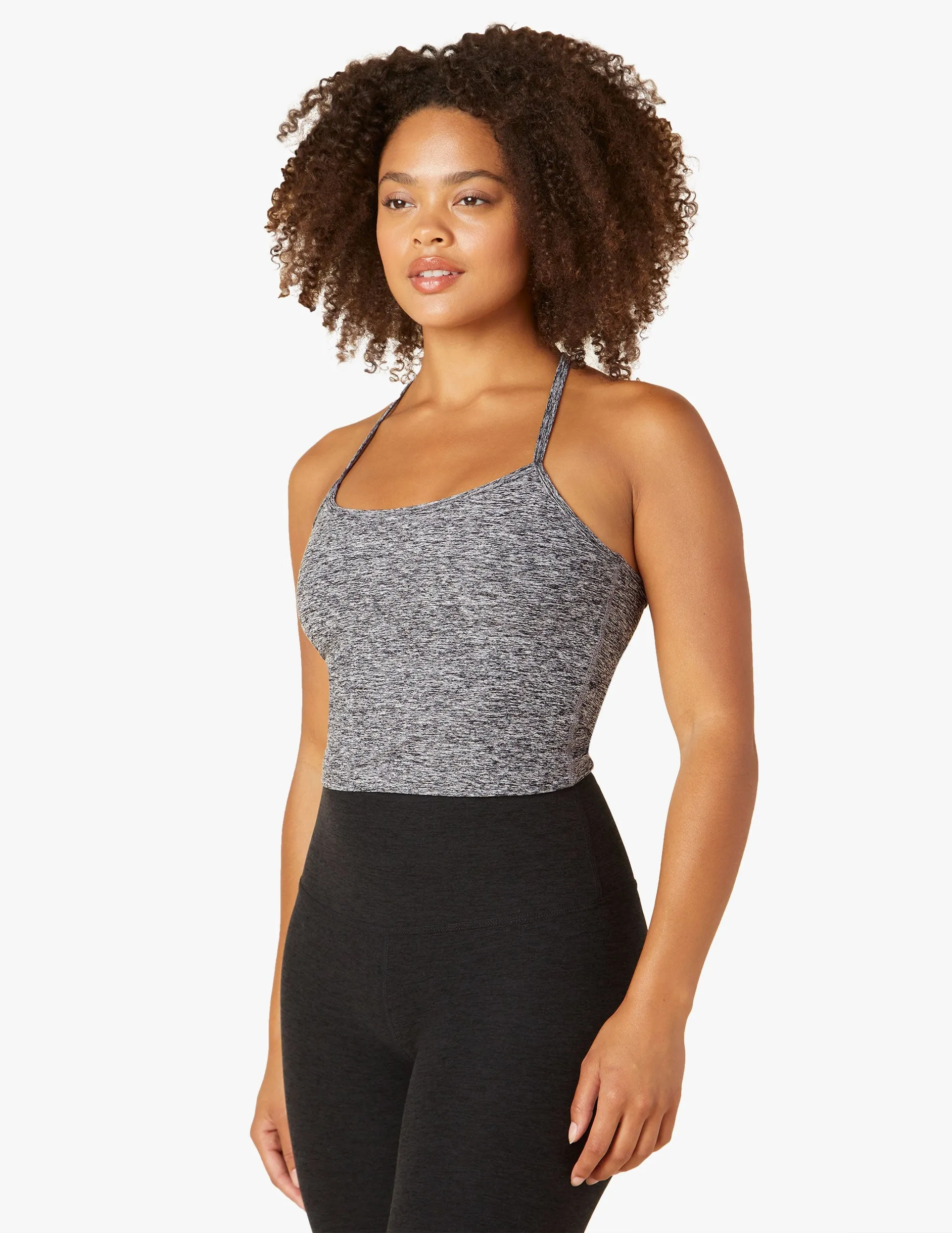Spacedye Slim Racerback Cropped Tank