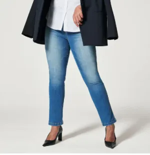 Spanx Ankle Straight Leg Jeans, Vintage Indigo
