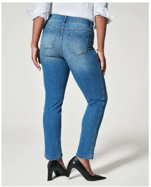 Spanx Ankle Straight Leg Jeans, Vintage Indigo