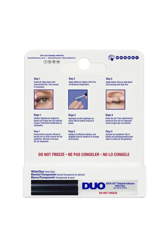 Sparkles & Lace Beauty - Duo Lash Glue - Clear Quick Set