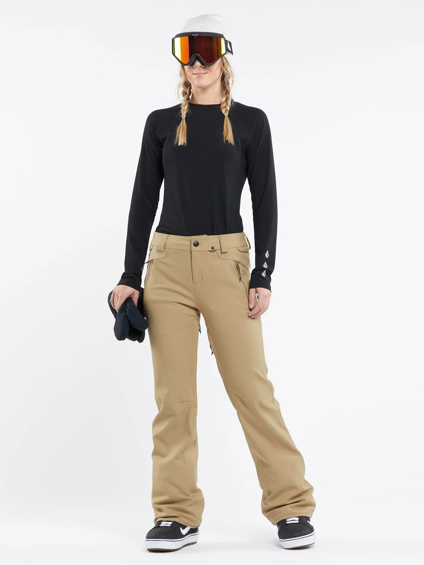 Species Stretch Trousers - DARK KHAKI