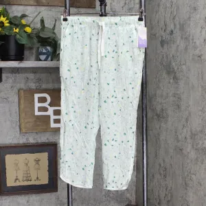 Stars Above Women's Terrazzo Print Simply Cool Crop Pajama Pants Blue XS