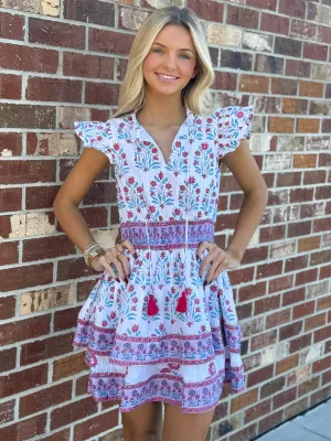 Stella Dress (Tropical Surf)