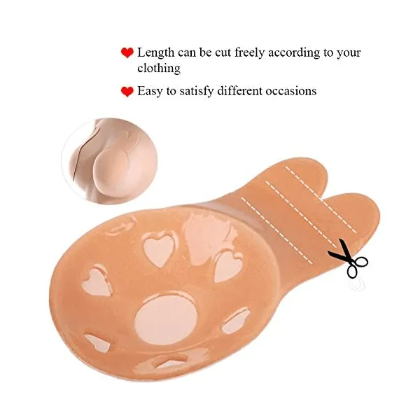 Sticky Silicone Strapless Push-up Bra
