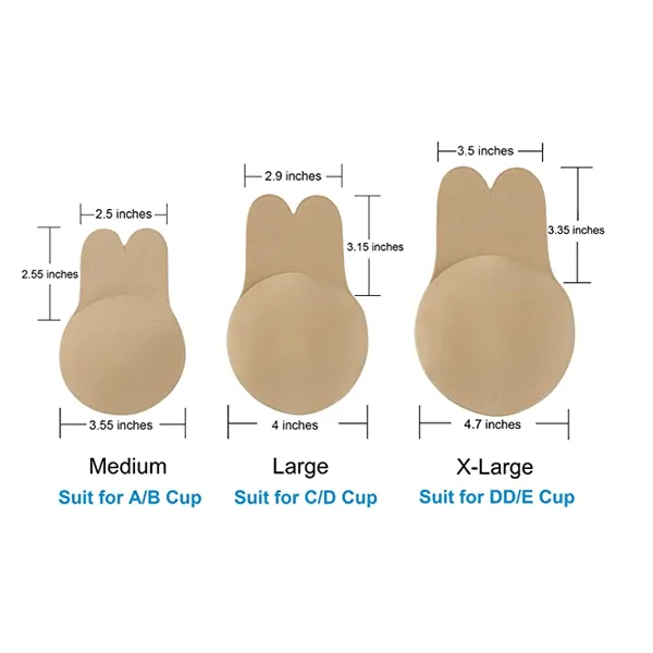 Sticky Silicone Strapless Push-up Bra