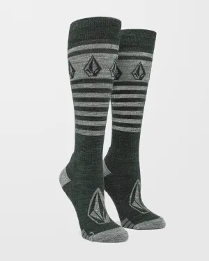 Striker Wool Blend Otc Socks - Black