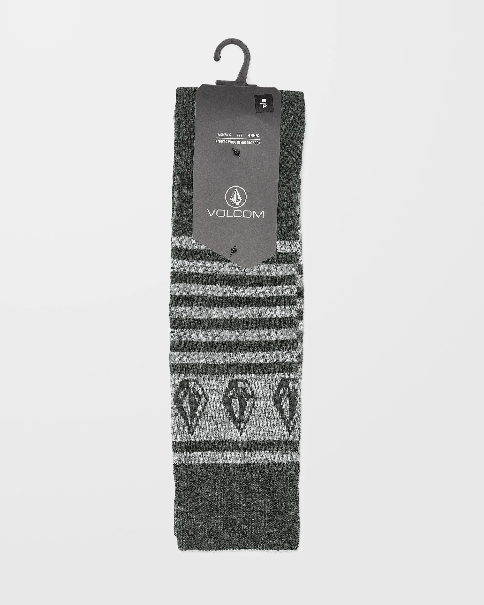Striker Wool Blend Otc Socks - Black